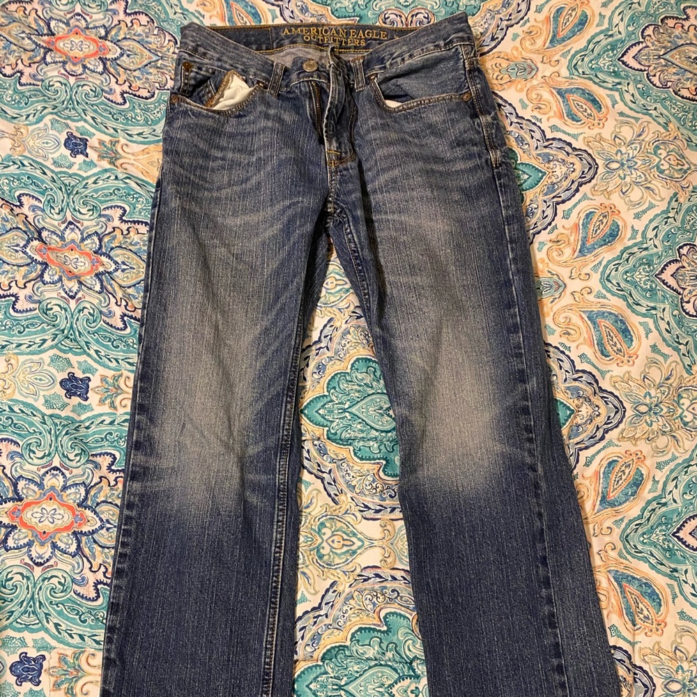 28/30 Slim Straight Jeans - American Eagle
